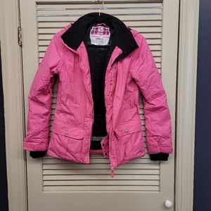 Core Powder Room coat pink and black size extra small